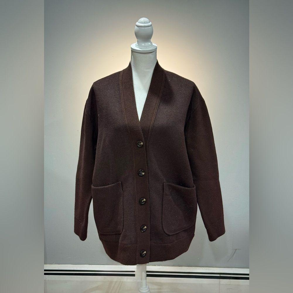 Brown Ann Taylor Knit Shacket Size S NWT